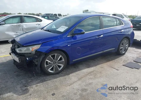 2019 Hyundai Ioniq Hybrid Limited from USA, damaged, VIN KMHC05LC2KU163708